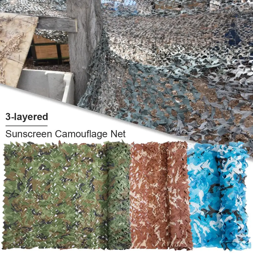 

20x13ft Camo Netting Camouflage Net Mesh Blind for Sunshade Party Decoration Camping Outdoor