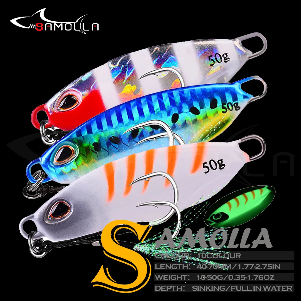 2021 металла джиг приманка для рыбалки жесткая искусственная аксессуары Weight10 60g