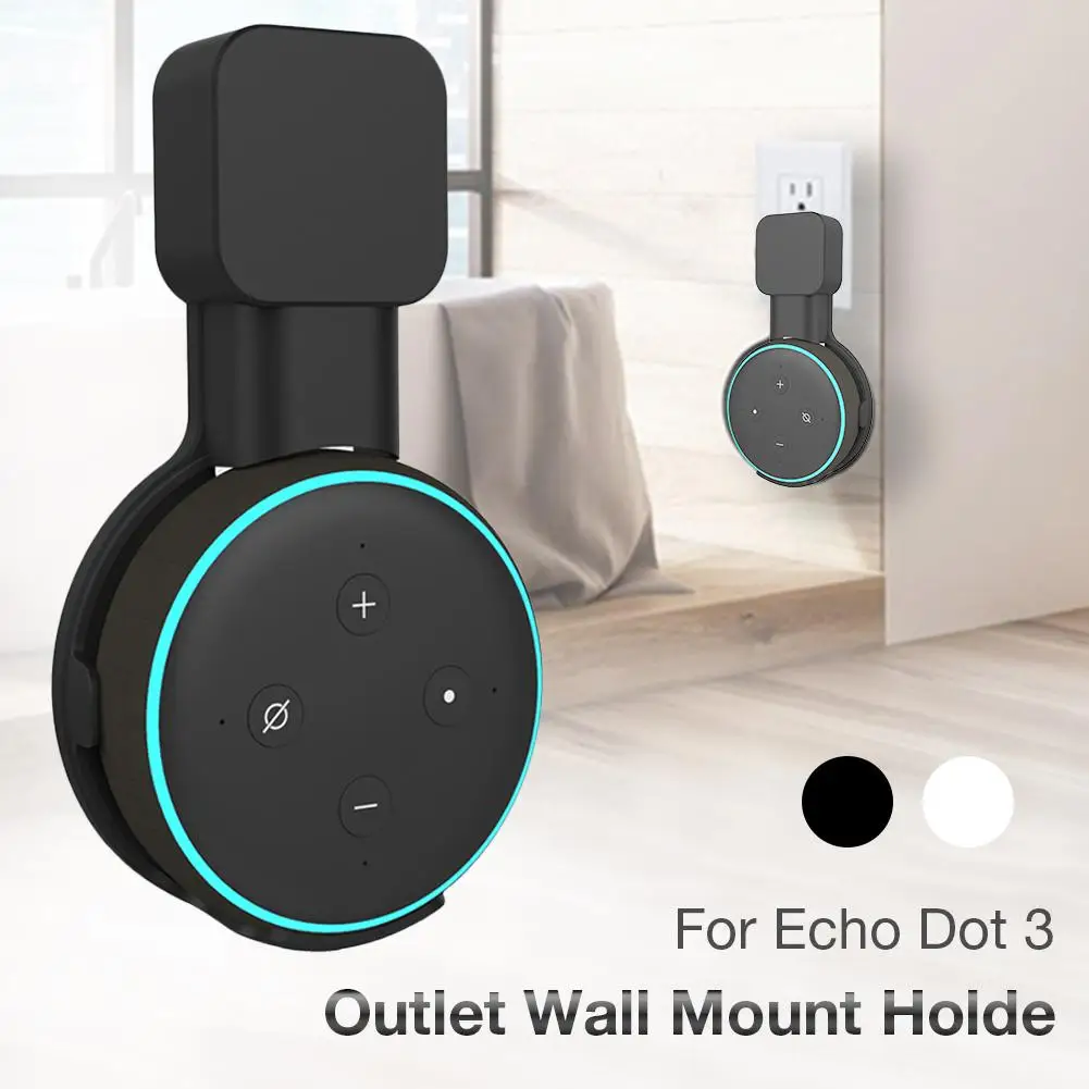 Розетка настенный держатель для Echo Dot 3 компактный стенд умных домашних динамиков