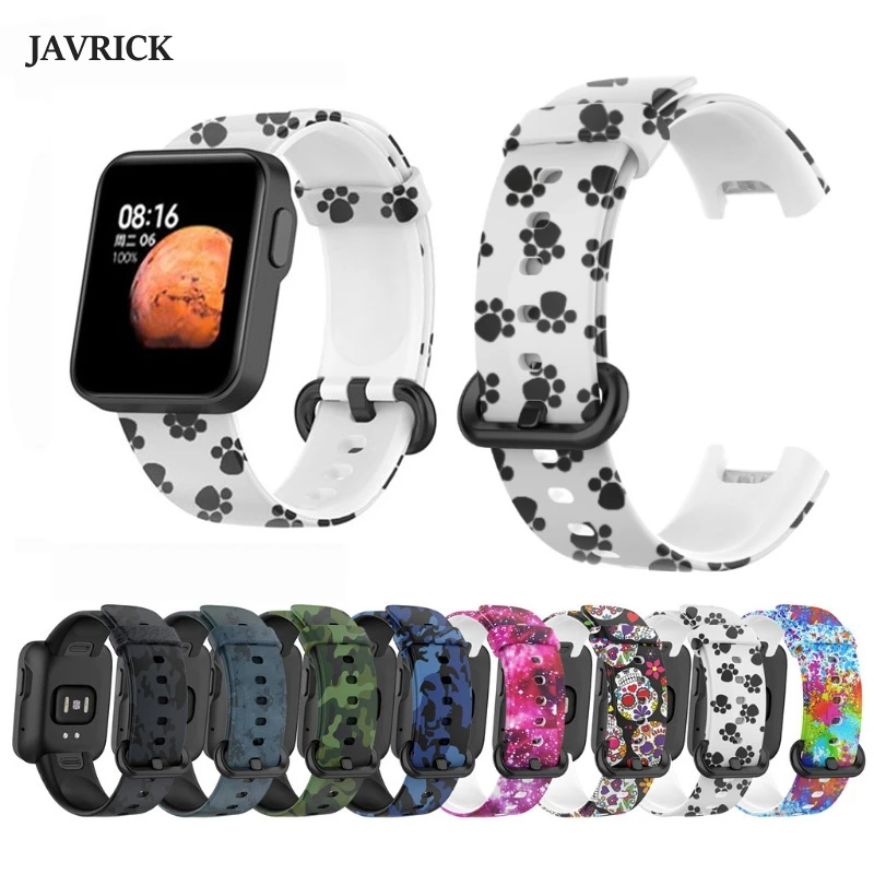 

Спортивный силиконовый ремешок для наручных часов-Xiaomi Redmi MI Watch LIte, регулируемые Смарт-часы, Сменные аксессуары, ремешок для часов