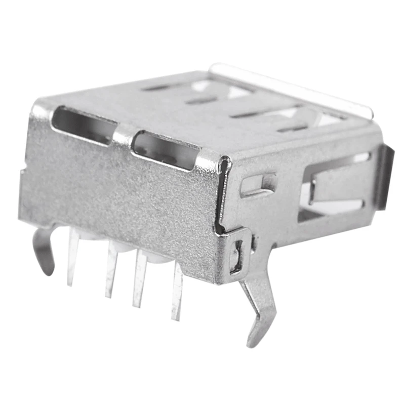Промо-акция! 10 шт. USB Type-A гнездо для монтажа на печатную плату разъем под прямым