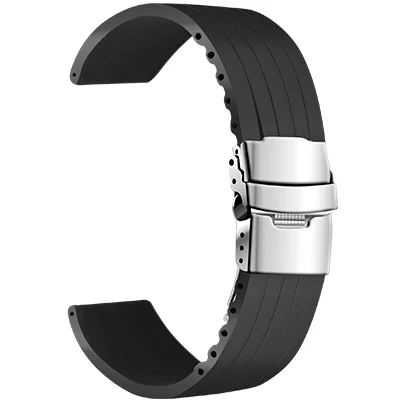 3 Новая черная силиконовая резина водостойкий ремешок для samsung gear S3 Classic/Frontier 22 мм ремешки для часов Смарт часы ремешок Браслет - Цвет ремешка: 3