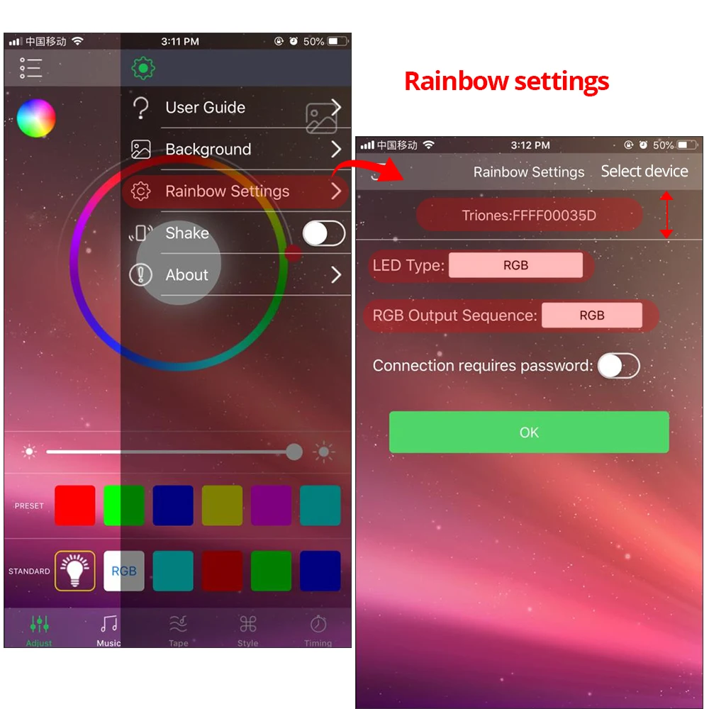 Светодиодная лента RGB 5050 с питанием от USB, 20Key, светодиодный музыкальный контроллер RGBW, Bluetooth, 40Key, светодиодная Диодная лента для телевизора, компьютера, подсветка