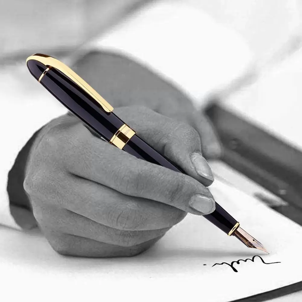 

High Quality Ink Nib Fountain Pen Signing Calligraphy Supplies Gift Office Business Stationery Pens Writing Luxury H5S4
