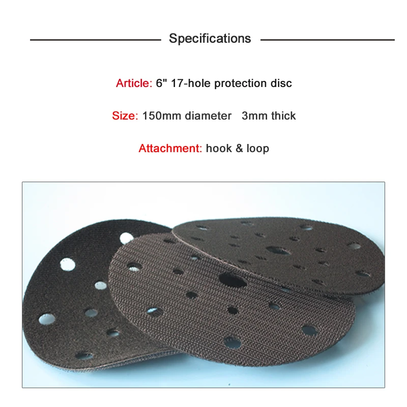 

1pc Hook Loop Protective Disc Thin Interface Wheel Pad Polishing Grinding Tool