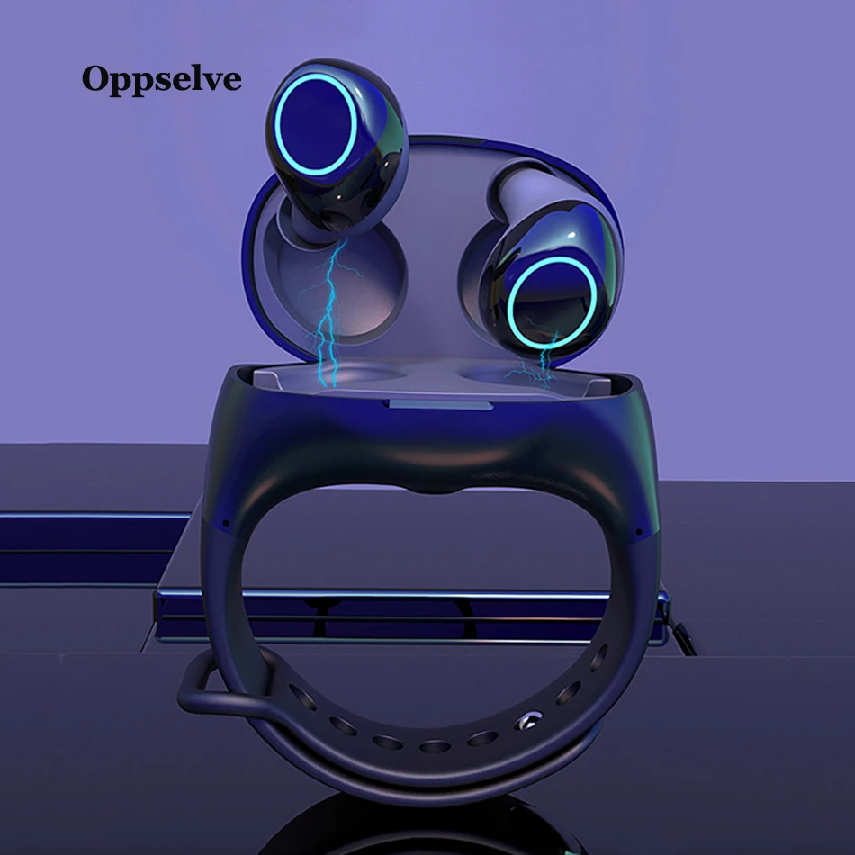 Oppselve Bluetooth 5 0 наушники TWS беспроводные Blutooth Handsfree спортивные с зарядным