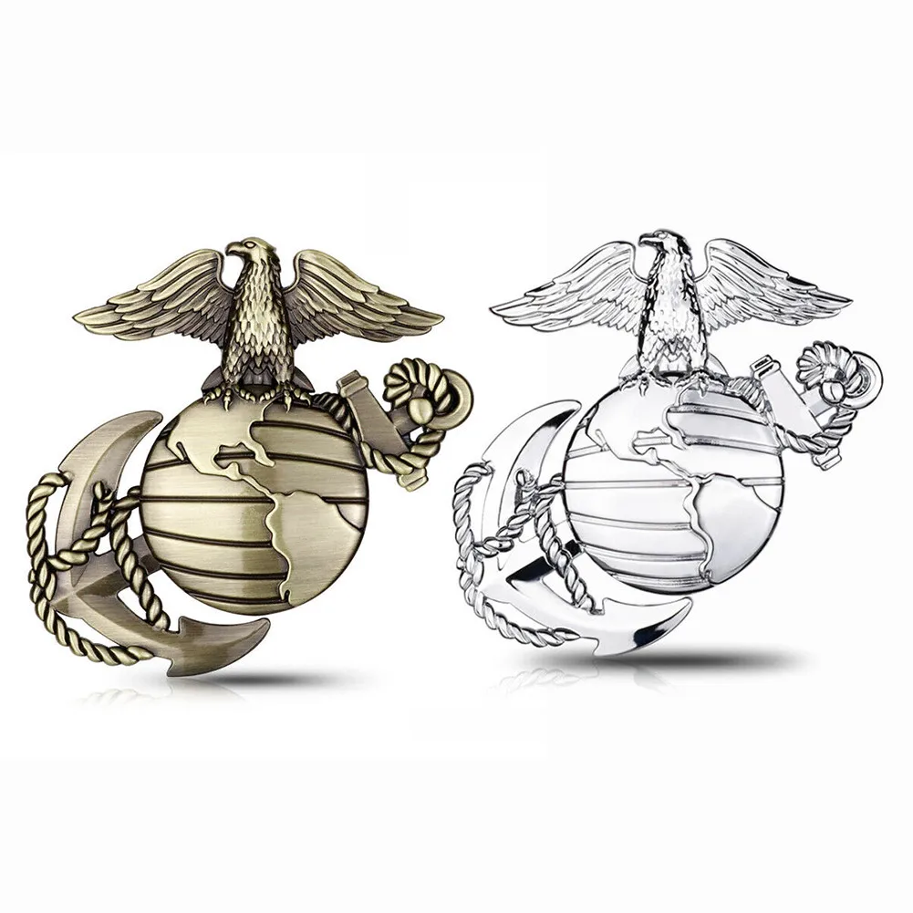 1 шт. эмблема морской пехоты автомобиля мотоцикла Железный значок ястреб