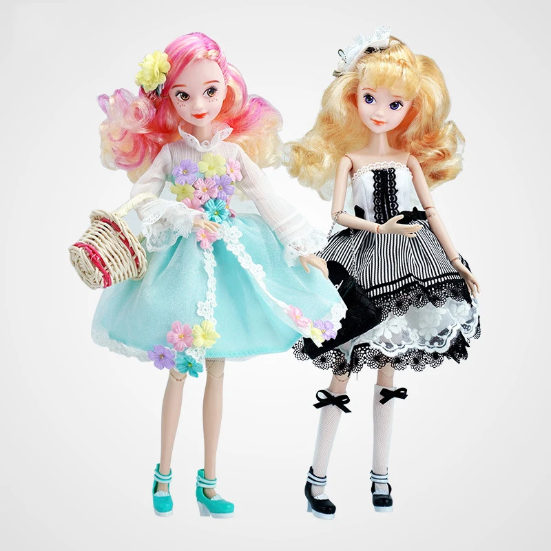 28 см принцесса Лолита девочка кукла с платья 1/6 прекрасное лицо красивые куклы