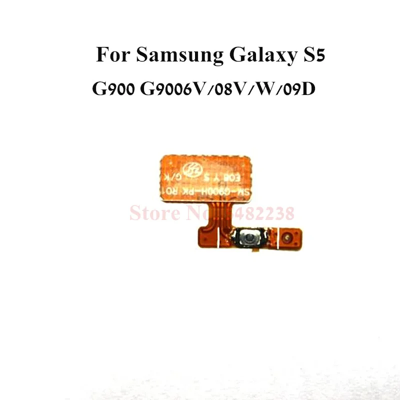 Оригинальная Кнопка включения/выключения питания гибкий кабель для Samsung GALAXY S5 G900