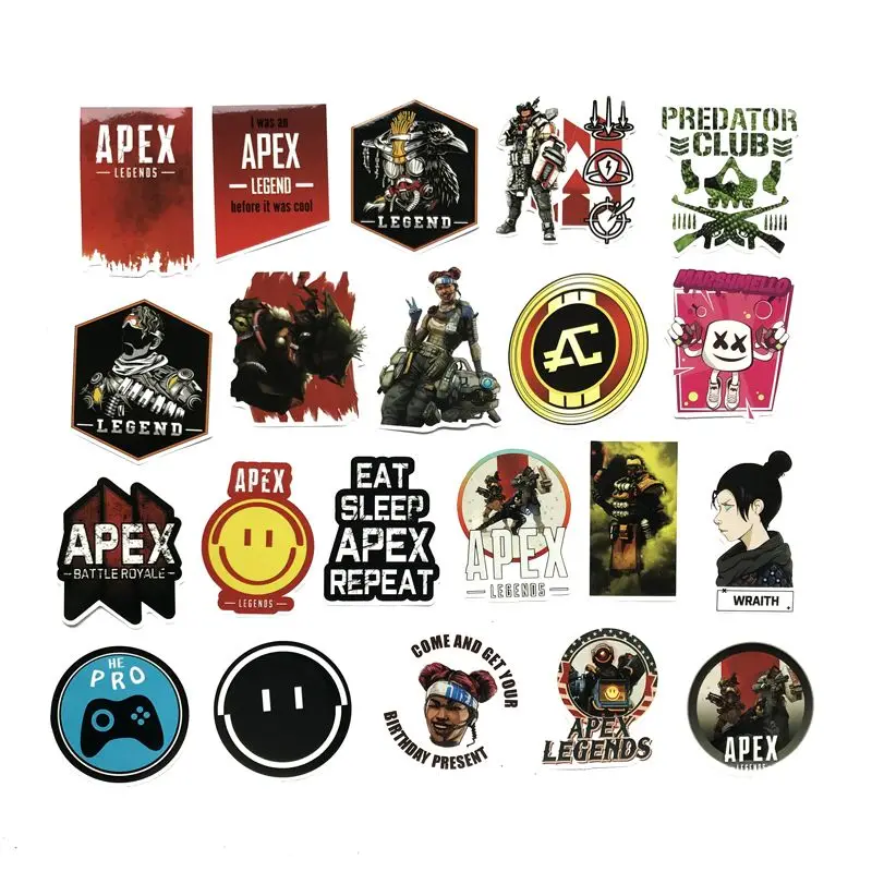 TD ZW 68 шт./лот наклейки Apex Legends для сноуборда ноутбука багажа автомобиля