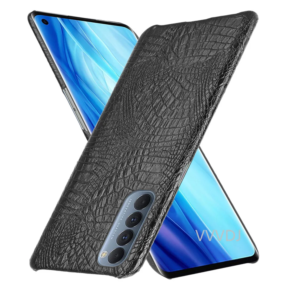 Чехол для OPPO Reno4 Pro 4G роскошный чехол из искусственной кожи с крокодиловым узором