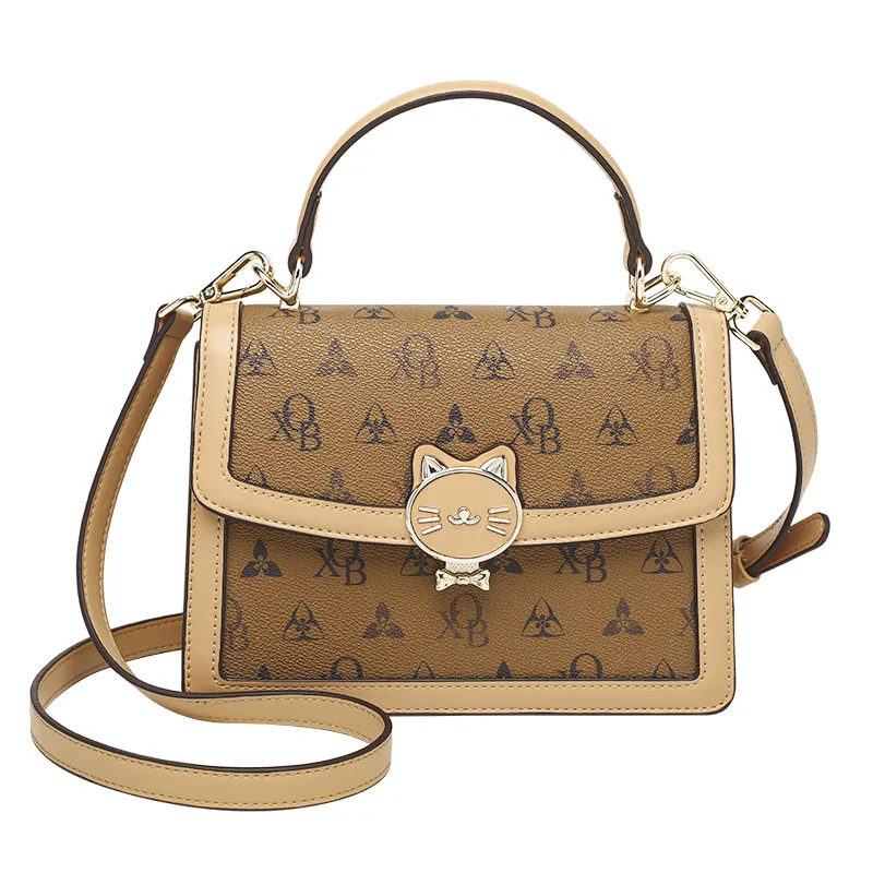 100% Genuine Leather Bag Women 2021 New Fashion All-match One-shoulder Diagonal Chain Bags Large Capacity Purses and Handbags Cc