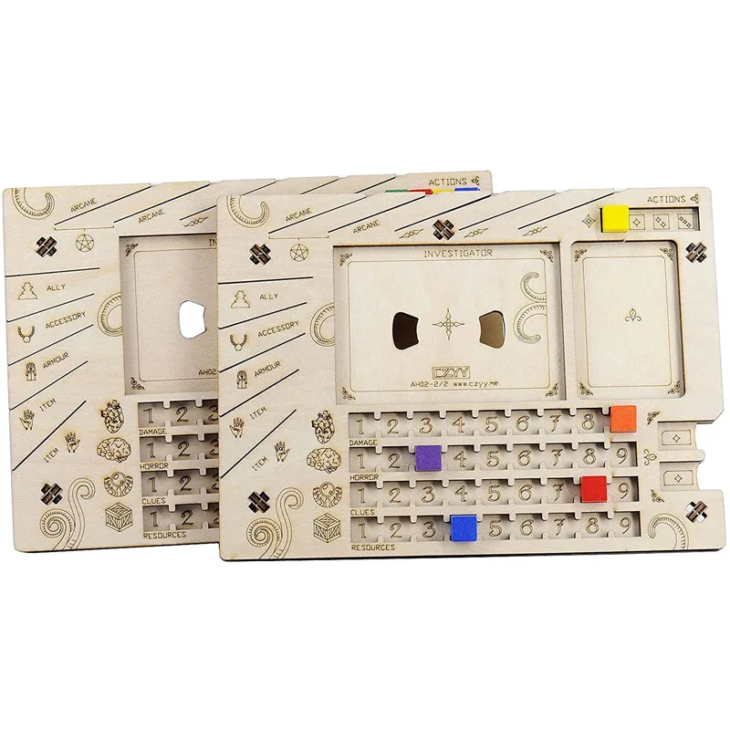 Приборная панель для детектива набор 2 игроков доска органайзер деревянная