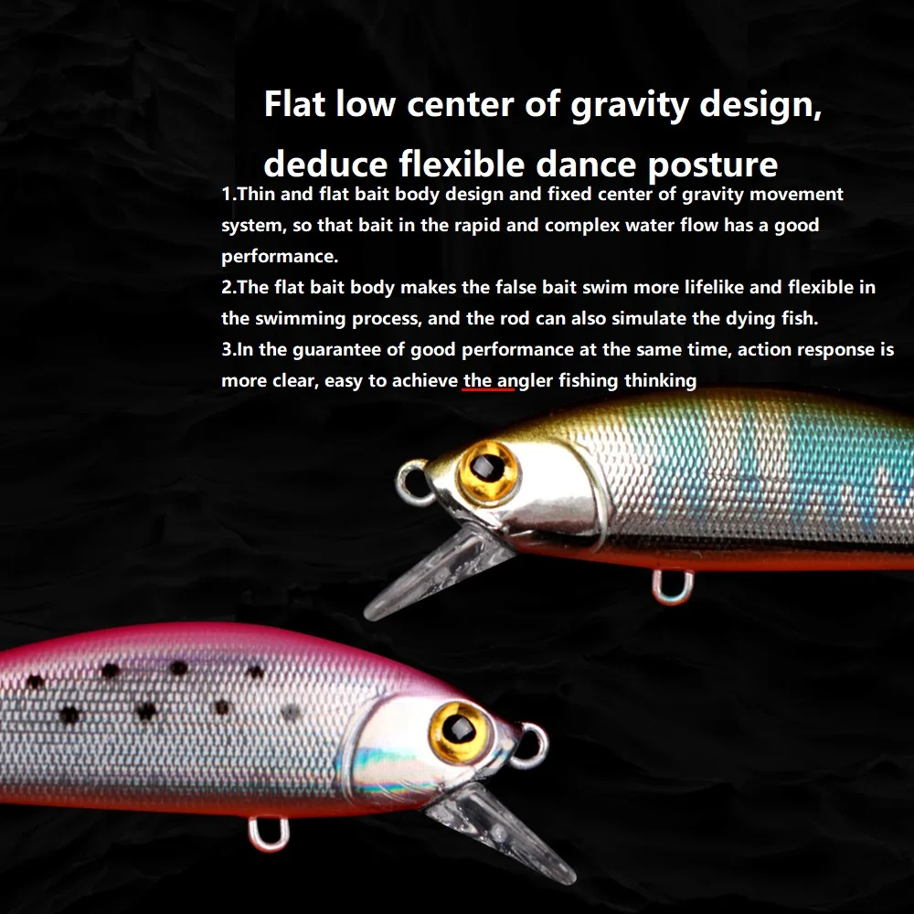 1 шт. Тонущая приманка в виде гольяна 50 мм искусственные мини-приманки кренкбейт