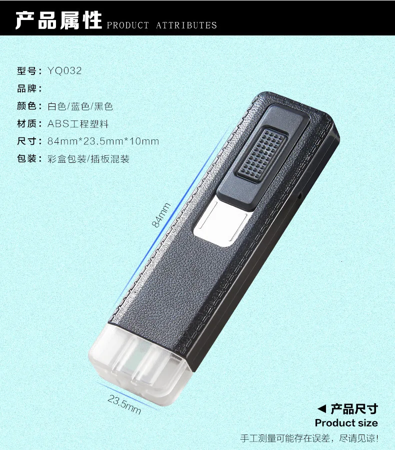 Мини-Usb Двусторонняя ветрозащитная зарядка точечный детектор дыма индивидуальность оригинальность электронная зажигалка