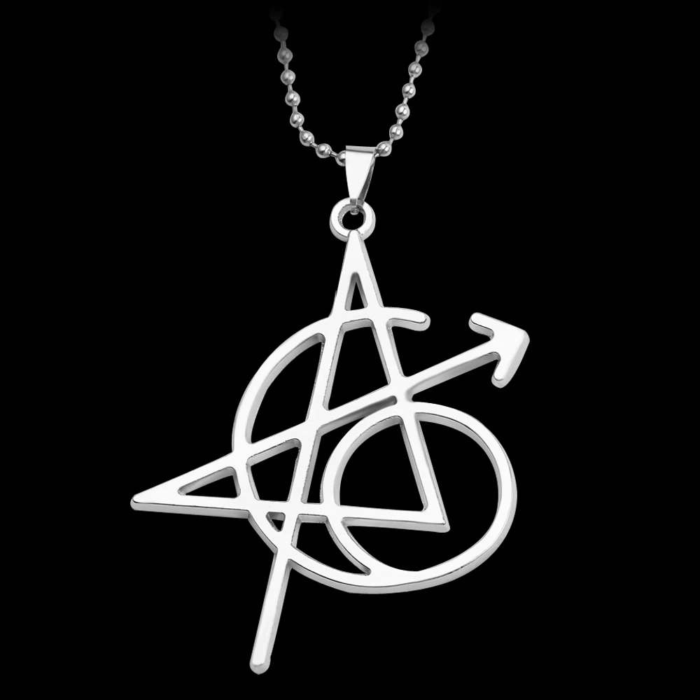 

Ожерелье с подвеской в виде символа команды супергероев Marvel, женские и мужские ювелирные изделия, оригинальное Очаровательное ожерелье, по...