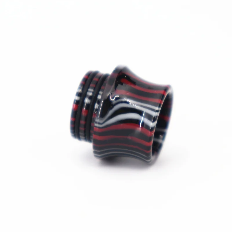

1pcs YUHETEC 810 Drip Tip Trumpet Shape Rainbow Stripe