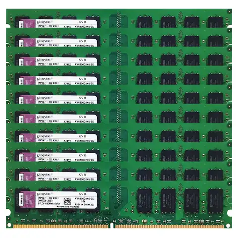 100 шт. DDR2 2 Гб настольная память 800 667 PC2 6400 240Pin без ECC Небуферизованная совместимая фотоэлементная Память ОЗУ DIMM