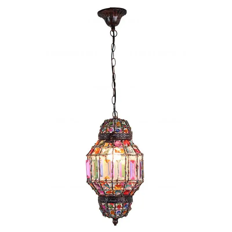 Винтажный подвесной светильник в арабском стиле 1 мусульманском цветной ретро