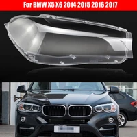 car headlight lens for bmw x5 x6 2014 2015 2016 2017 car headlight headlamp lens auto shell cover