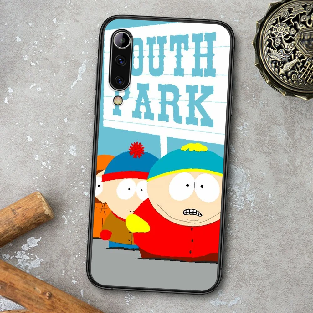 

Cartoon South-Park Painting Phone Case For Xiaomi Mi Note 10 A3 9 MAX 3 A2 8 9 Lite Pro Ultra black Prime Pretty Back Tpu