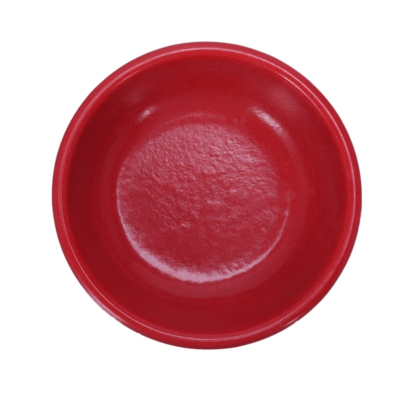 Household Plastic Round Sauce Soy Dipping Dish Bowl Red Black 7cm Dia 5 Pcs | Дом и сад