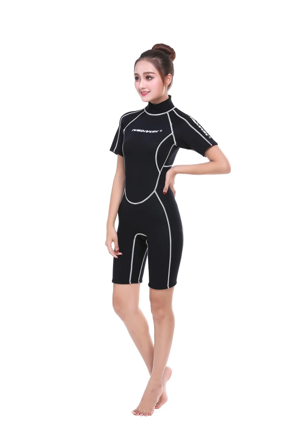 3 мм Для женщин гидрокостюм стрейч водолазный костюм для подводного плавания