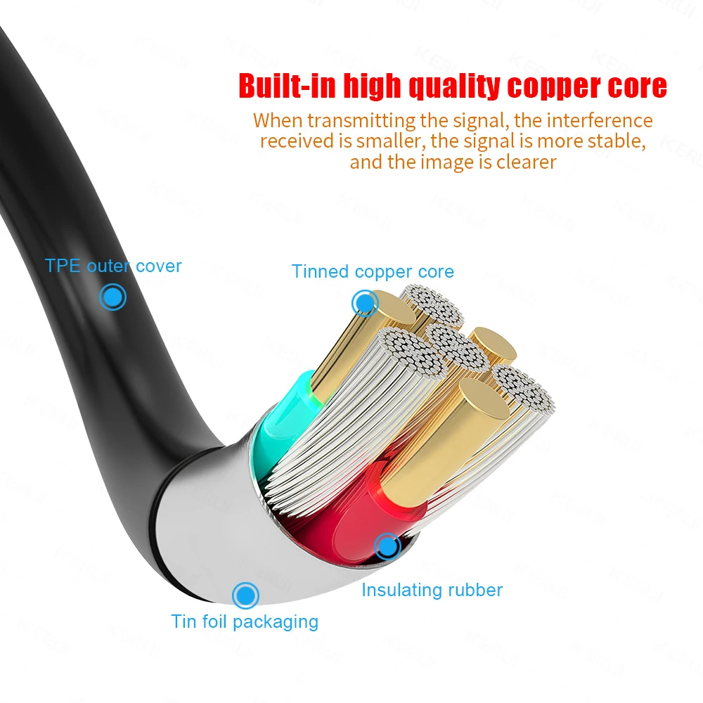 Камера-Эндоскоп KERUI IP67 камера-бороскоп диаметром 8 мм ЖК-экран 1080 дюйма 4 3 P ручной