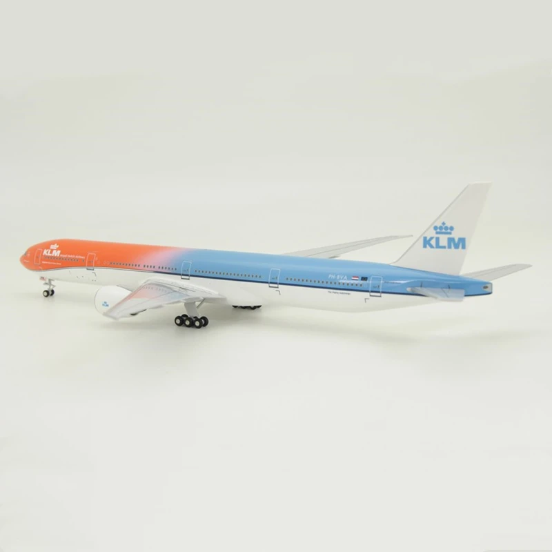 37 см Королевский голландский самолет авиакомпании KLM оранжевый гордость Боинг B777