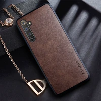 case for oppo realme 6 pro 6i 6s case with retro business pu leather designtpupu 2in1 material