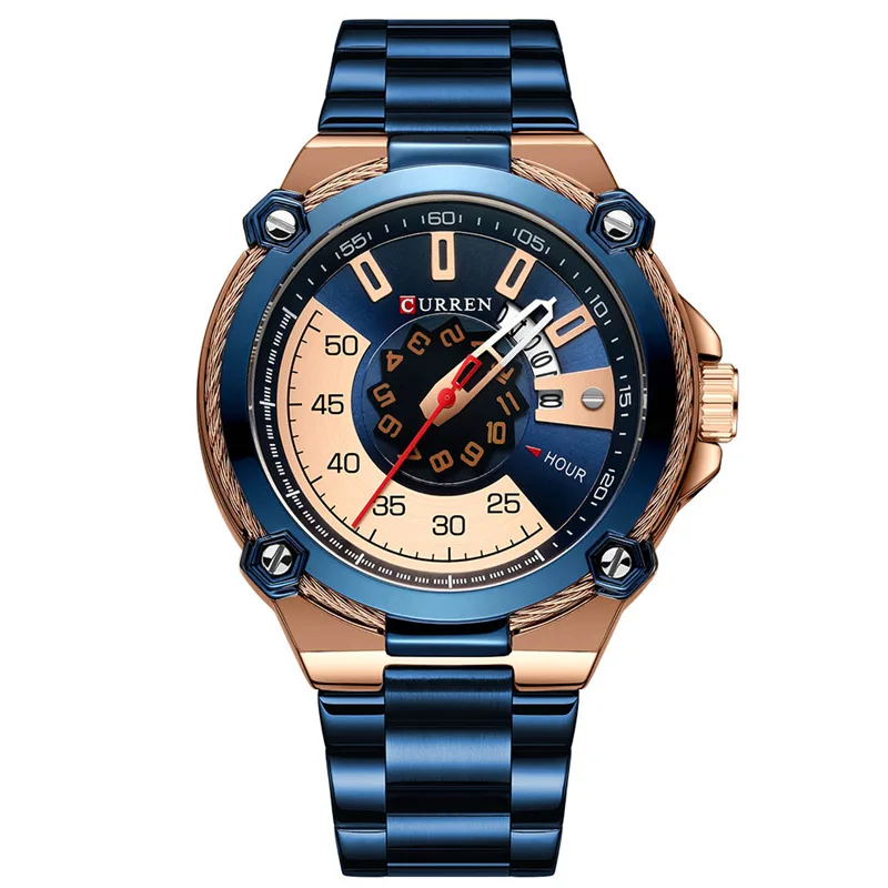 

Men's watch luxury business quartz watch gentleman luminous waterproof clock niche trend casual watch gift for boyfriend