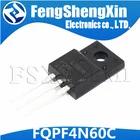 10 шт.лот New FQPF4N60C TO-220F 4N60C 4N60 N-Channel MOSFET