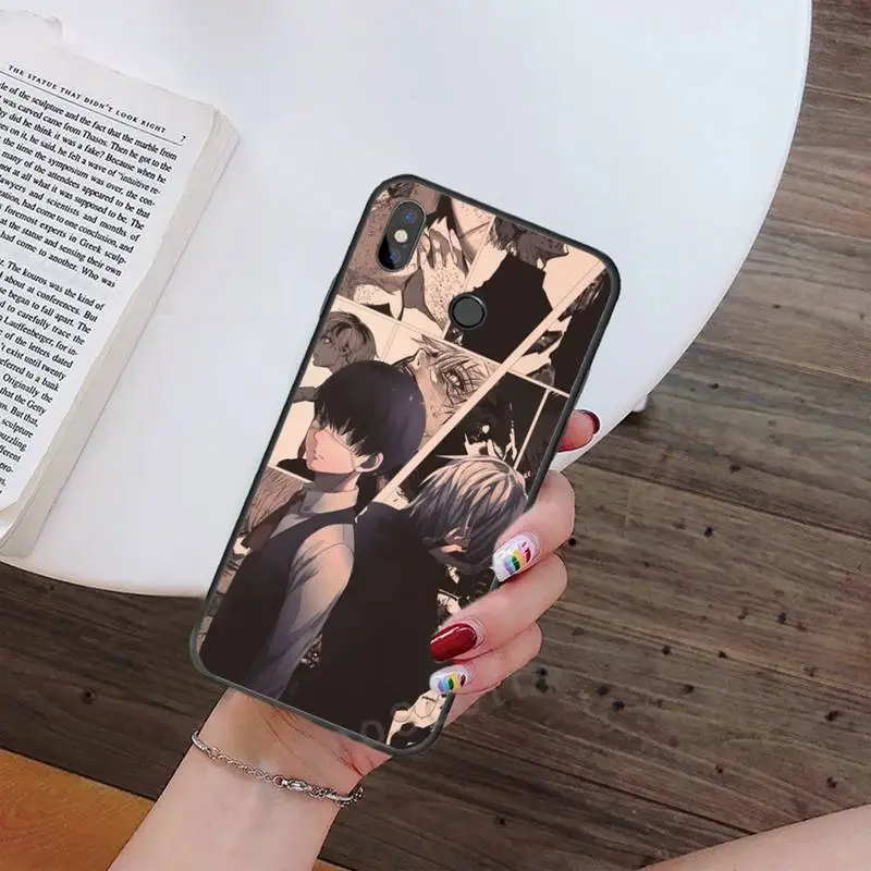 

Tokyo Ghoul Trendy Anime Comics Horror Phone Case For Xiaomi Redmi note 4 4X 8T 9 9s 10 K20 K30 cc9 9t pro lite max