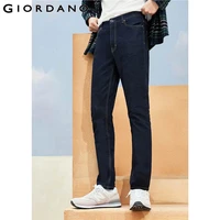 giordano men jeans straight five pocket washed denim jeans strechy mid low rise casual jeans 01111065