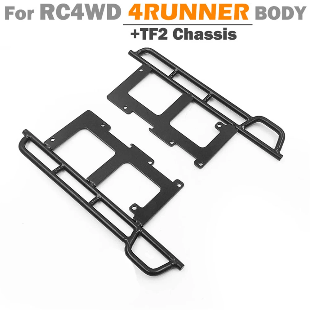 1 комплект с боковыми металлическими ножная педаль для RC4WD 4runner TF2 тела Шаг