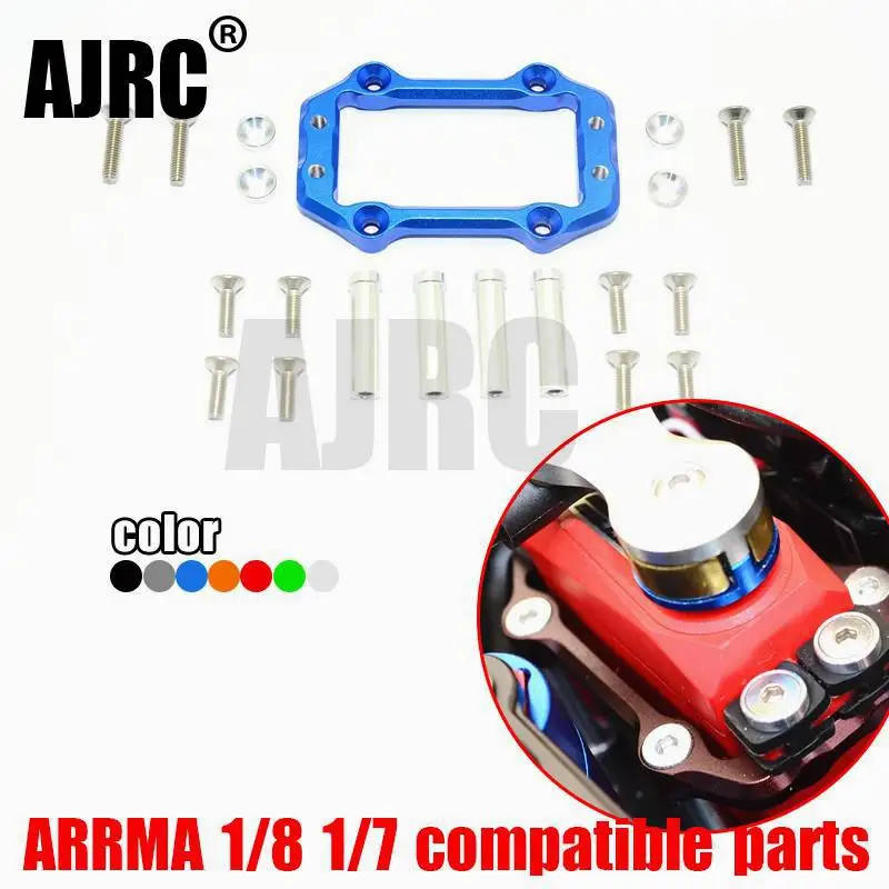 

ARRMA 1/8 1/7 MOJAVE/TYPHON/SENTON/KRATON/OUTCAST/TALION is suitable for Aluminum alloy servo mount AR320193