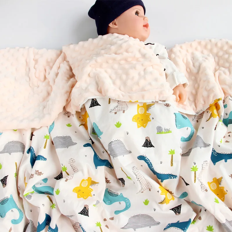 Двойной мультфильм печать Doudou одеяло весна и новые летние детское супер мягкое