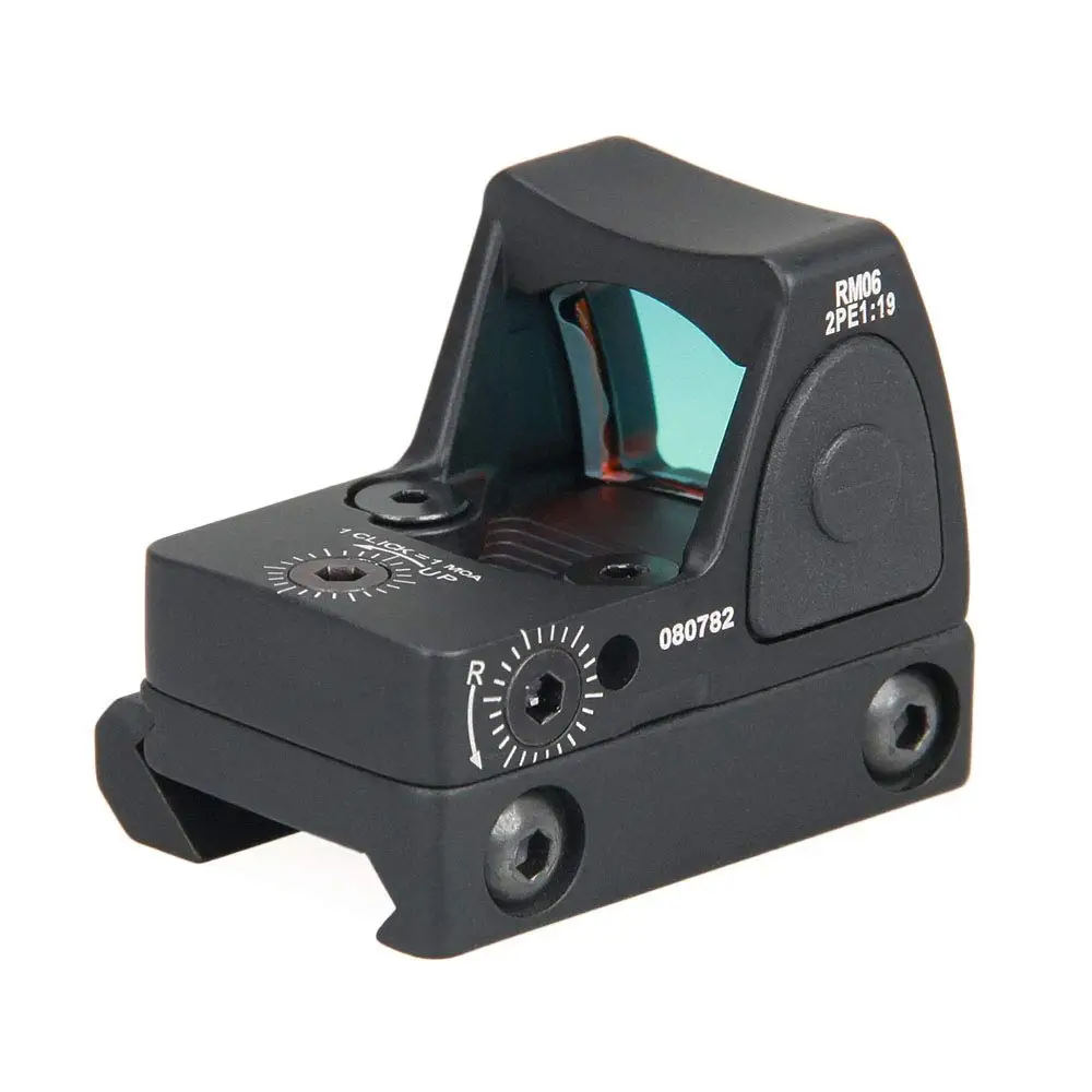 Tactical RMR Red Dot Sight Reflex Sight fit 20mm Picatinny Weaver Rail Glock Rifle Hunting Accessories