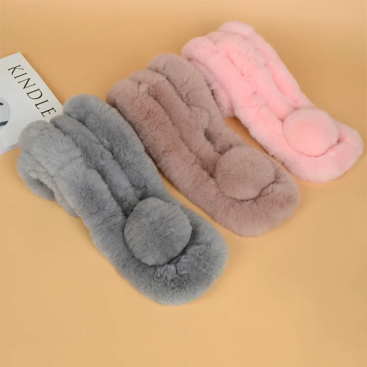 

Новые женские зимние осенние весенние и осенние шарфы с кроличьим мехом однотонные сексуальные женские шарфы с кроличьим мехом кольца D512