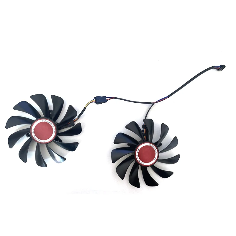 2 шт. FDC10U12S9 C CF1010U12S 4PIN RX 5600XT 5700XT охлаждающий вентилятор для XFX Radeon 5600 5700 XT сырье II