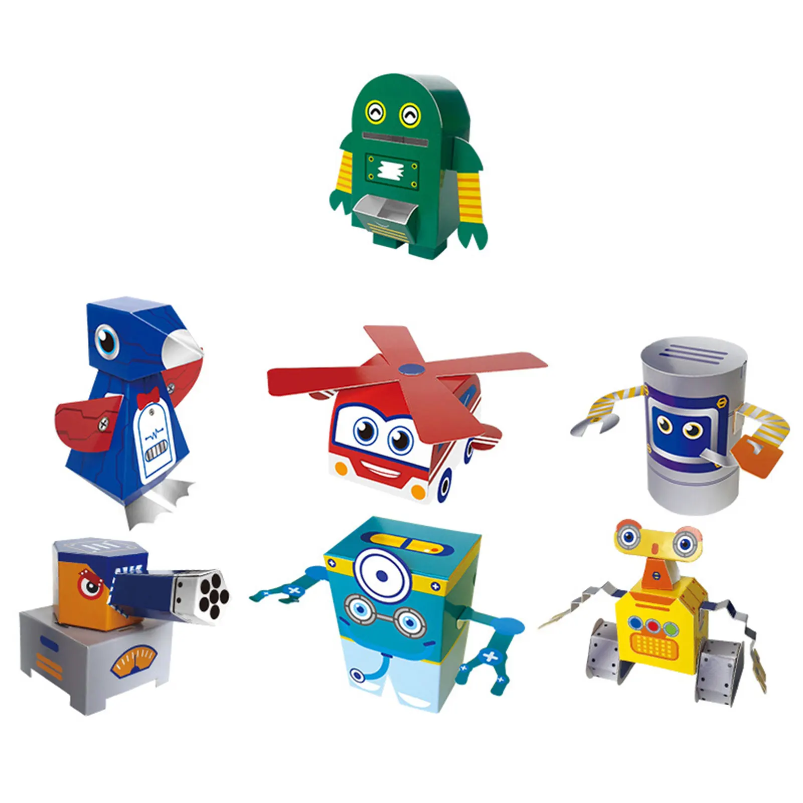 

Colorful Kids Origami Kit 3d DIY Cartoon Origami Handcraft Paper Art Learning Educational Toys For Kids Adults Beginners Trainin