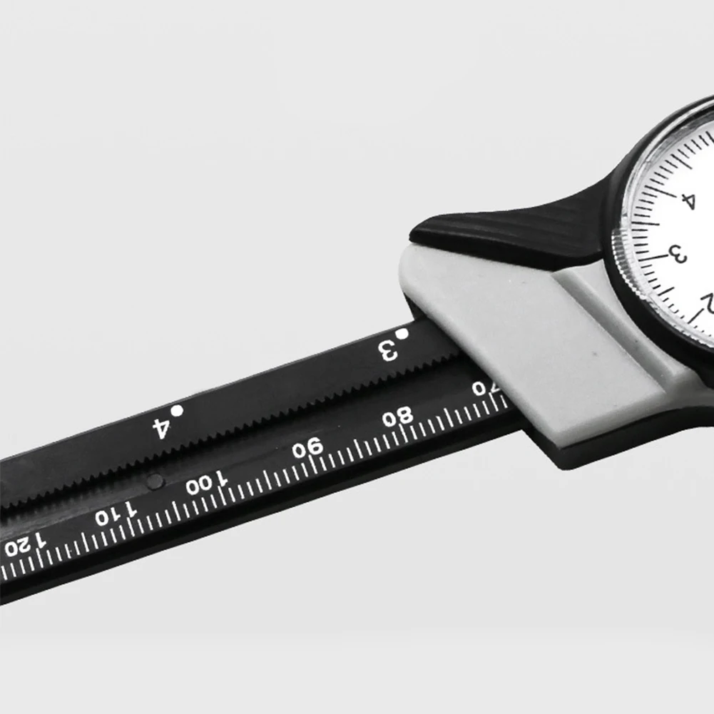 

0-150mm Gauge Shockproof Plastic Measuring Tool Woodworking Vernier Caliper With Dial Ruler Metric Imperial Precision Durable
