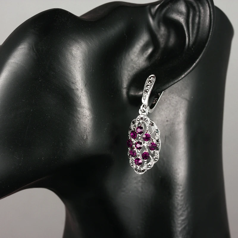 Iutopian удивительные винтажные Ретро серьги для женщин антикварные с сверкающими