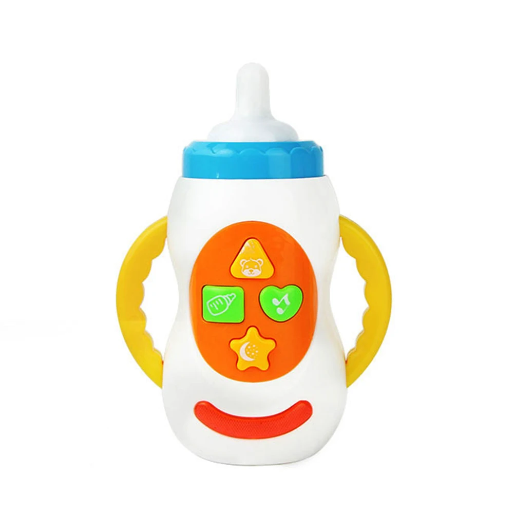 

New Arrival Funny LED Flashing simulation Baby music phone bottle with Music Baby educational toys without battery