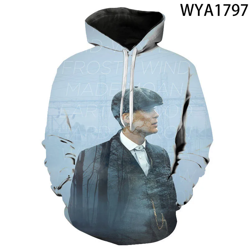 

2021 New 3D Printed Hoodies Peaky Blinde Casual Men Women Children Sweatshirts Hooded Fashion Boy Girl Pullover Clothing Coat