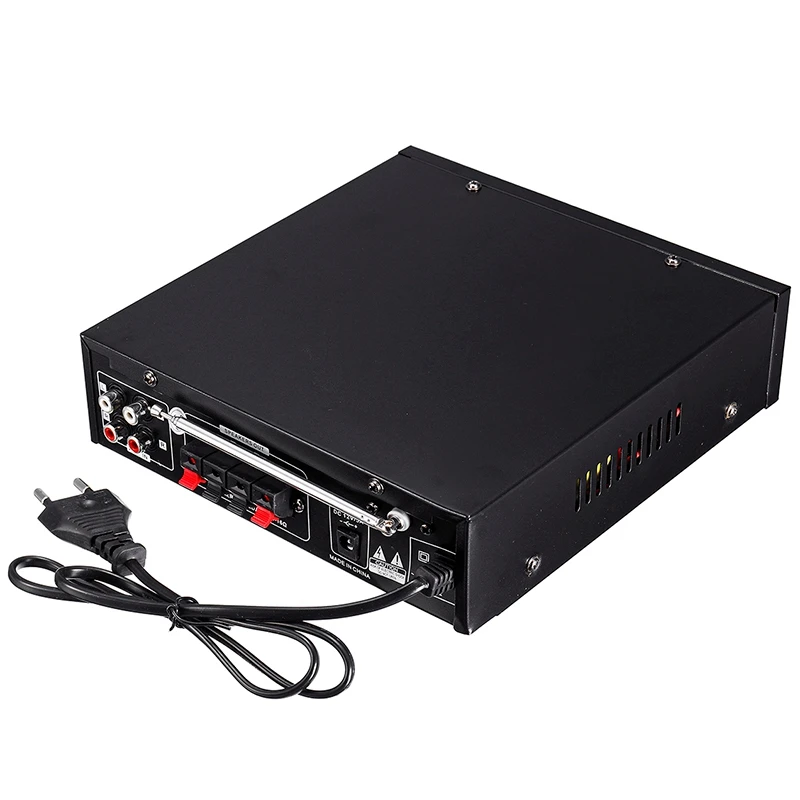AABB-800W 12/220V HI-FI 2CH Мощность усилитель аудио дома Театр звук Системы мини Bluetooth