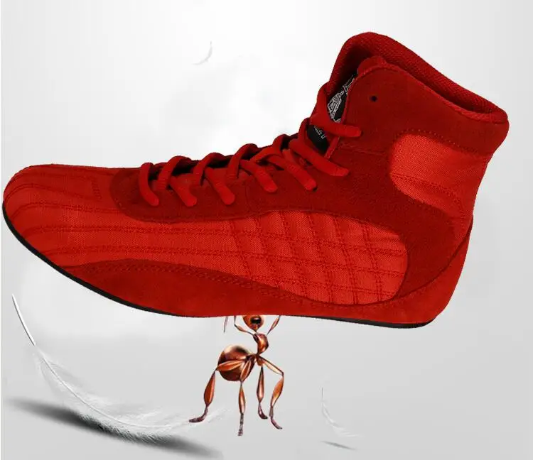 Мужская профессиональная обувь для бокса борьбы с тяжелой атлетикой мужские