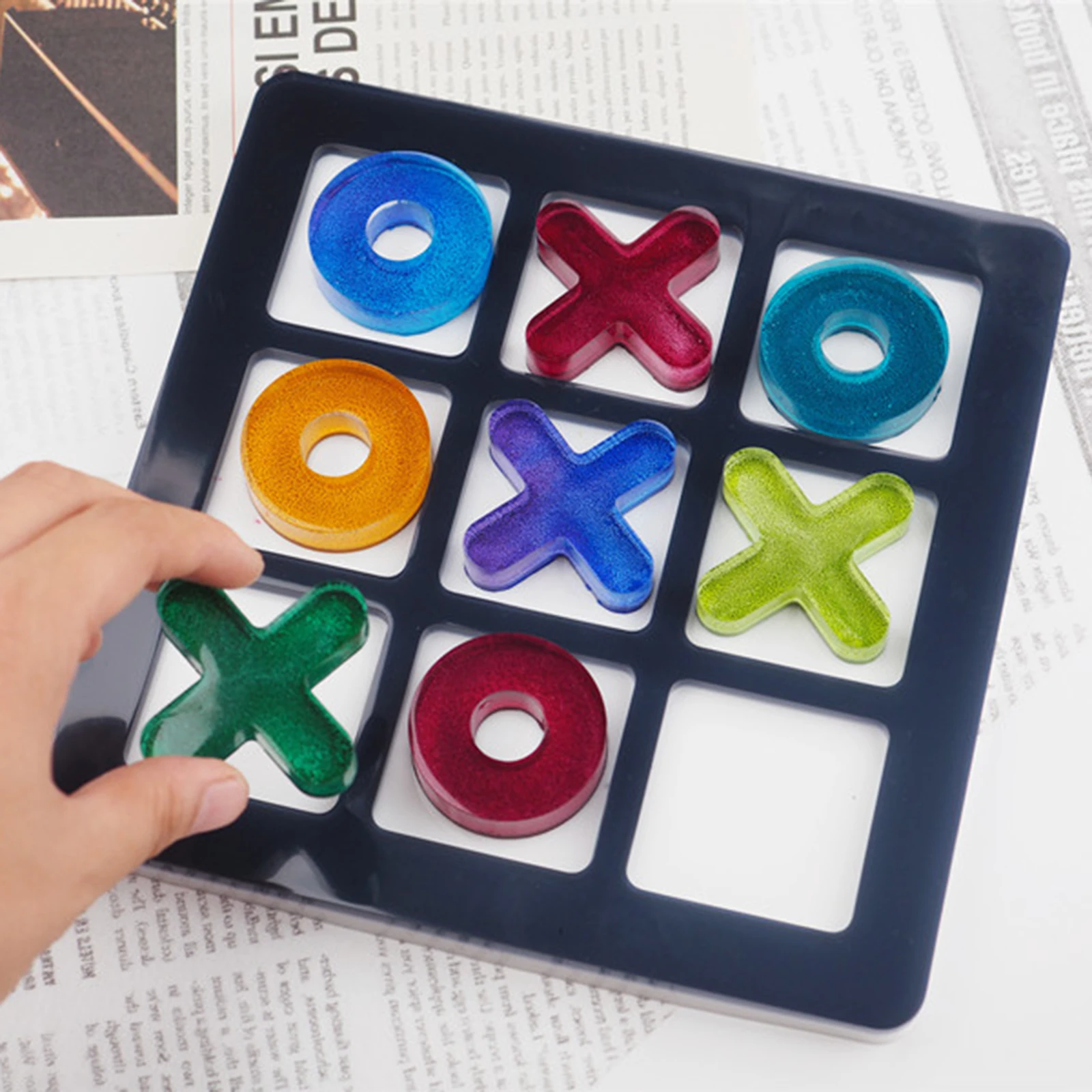 Форма сделай сам X силиконовая форма для настольной игры из полимерной смолы