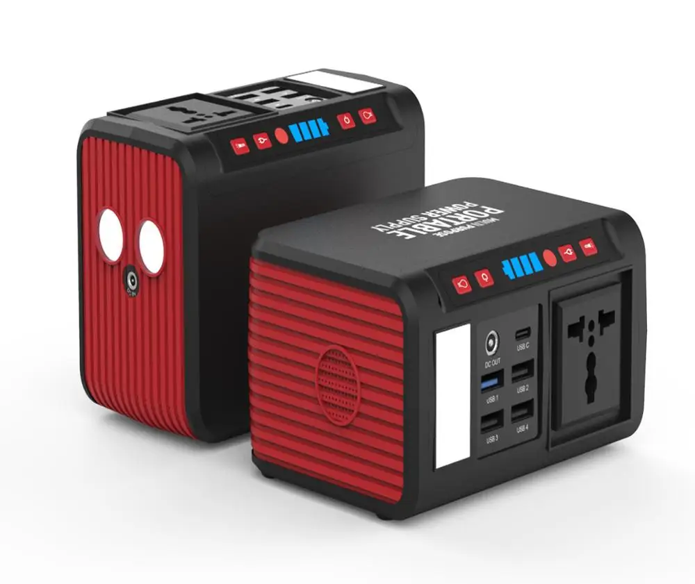 110V 220V Портативный Мощность станция 85 Вт Солнечный Кемпинг Генератор