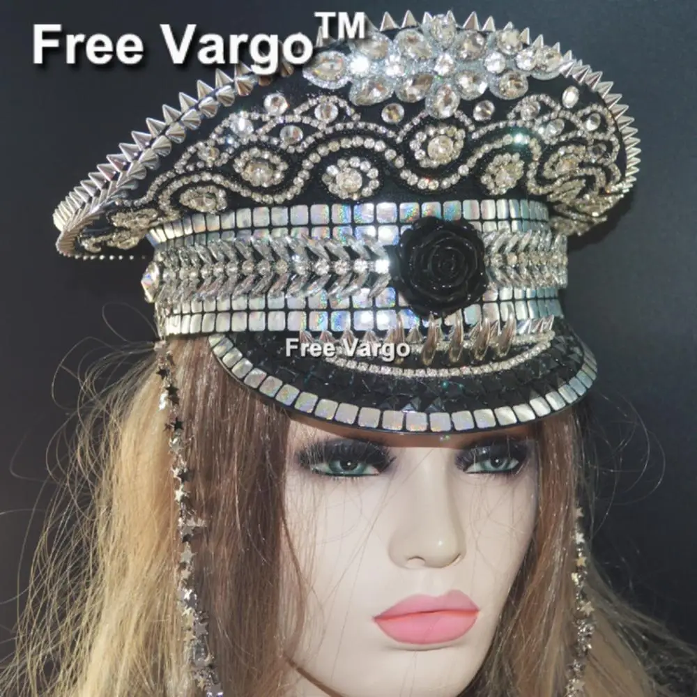 Голографический горящий человек Хрустальный головной убор Rave фестиваль